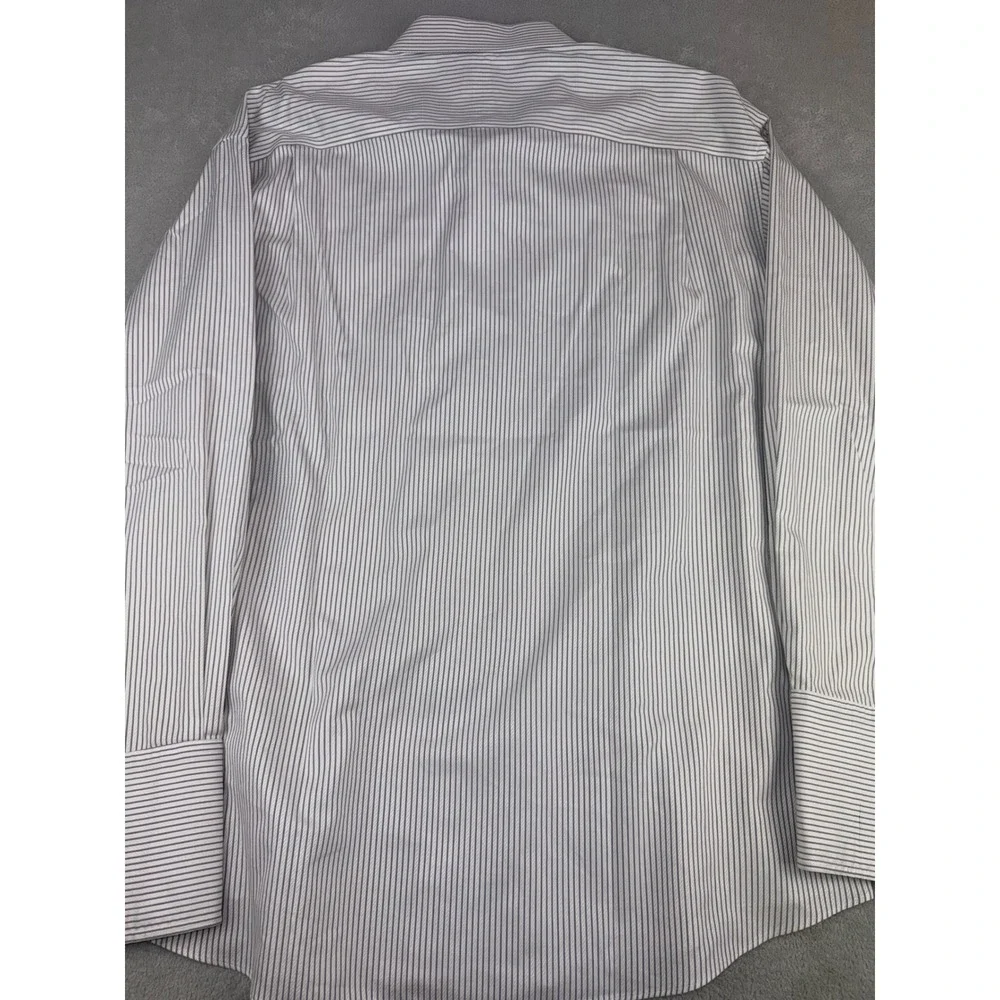 Jos A Bank Signature Collection Mens 16.5X35 Striped Dress Shirt French‎ Cuff